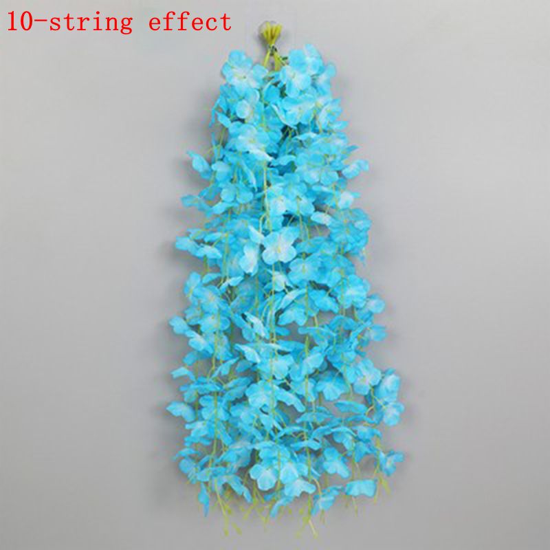 Artificial Wisteria Flower Vine 60cm Hanging Silk Garland Wedding Home Garden