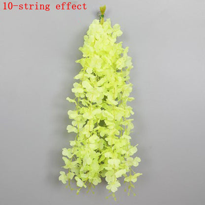 Artificial Wisteria Flower Vine 60cm Hanging Silk Garland Wedding Home Garden