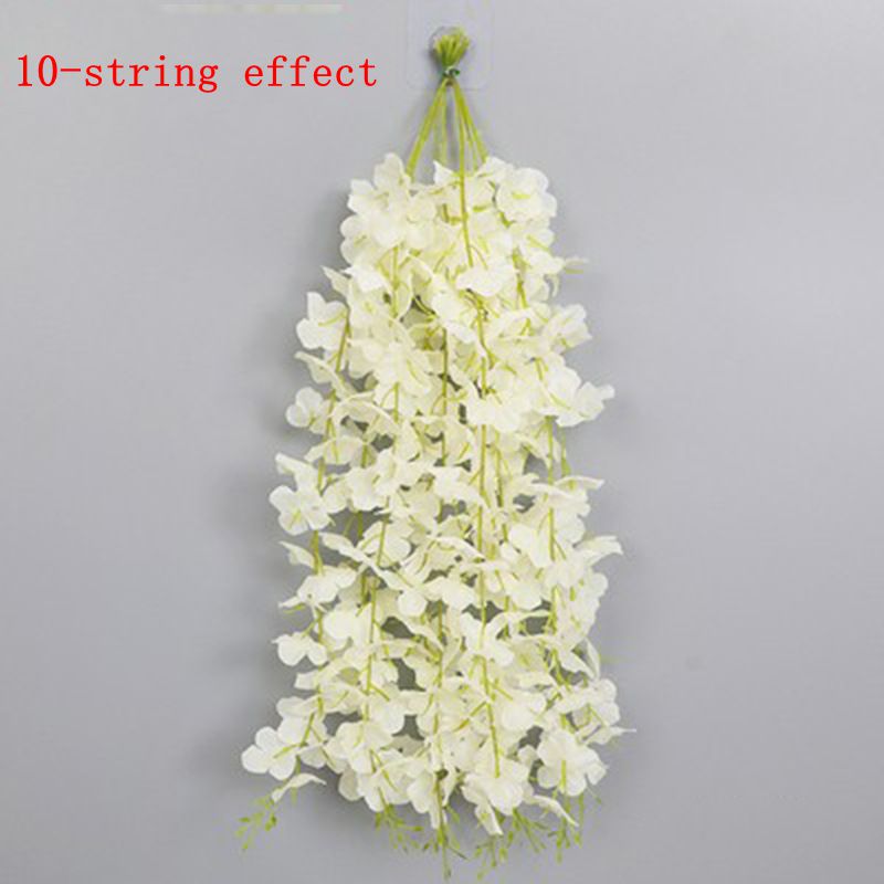 Artificial Wisteria Flower Vine 60cm Hanging Silk Garland Wedding Home Garden