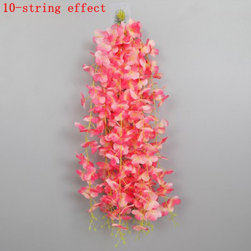 Artificial Wisteria Flower Vine 60cm Hanging Silk Garland Wedding Home Garden
