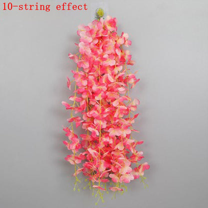 Artificial Wisteria Flower Vine 60cm Hanging Silk Garland Wedding Home Garden