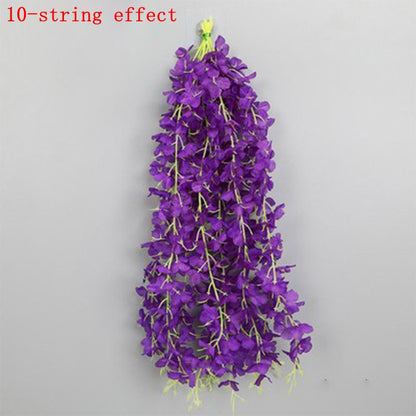 Artificial Wisteria Flower Vine 60cm Hanging Silk Garland Wedding Home Garden