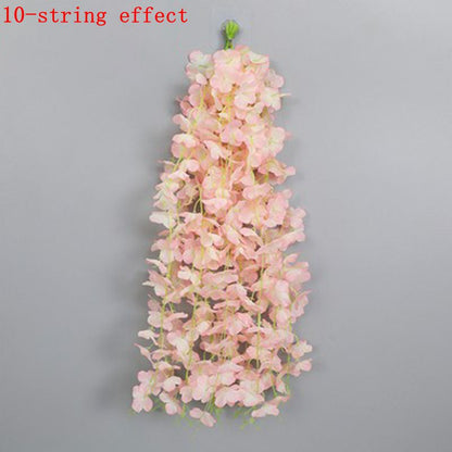 Artificial Wisteria Flower Vine 60cm Hanging Silk Garland Wedding Home Garden